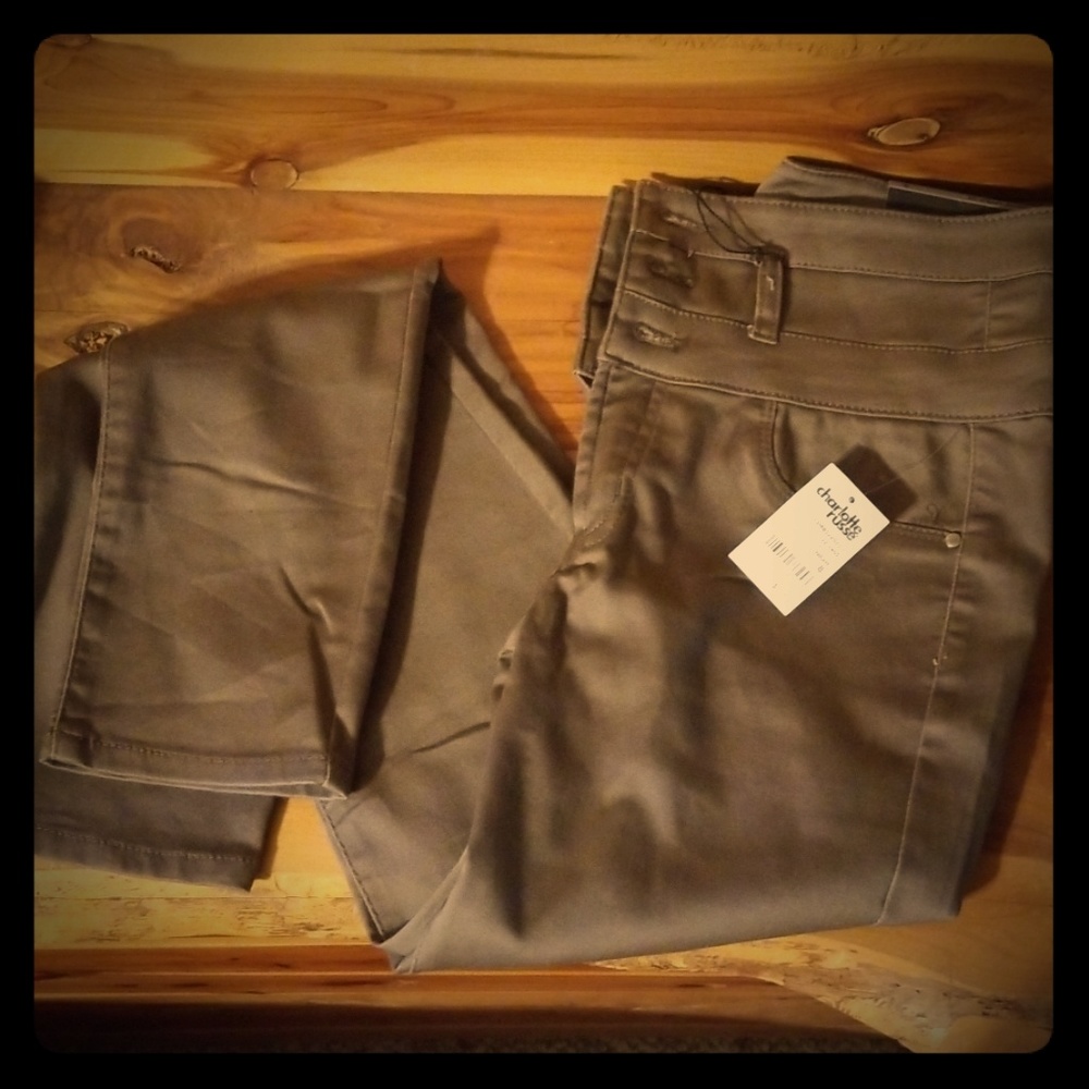 Skinny high waisted pants